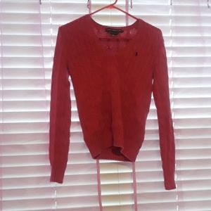 Ralph Lauren sport size medium pink sweater